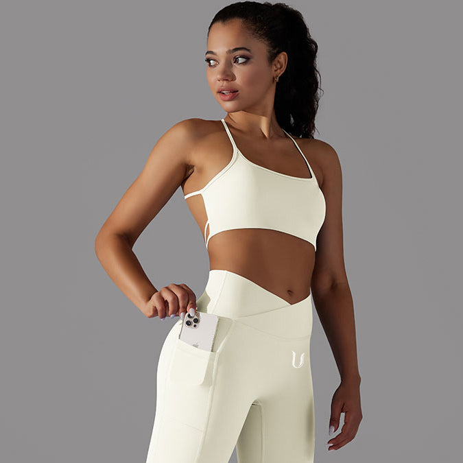 Mila - Soutien-gorge de sport à bretelles - Blanc