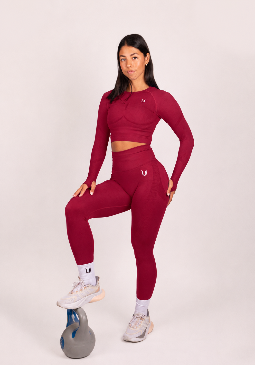Leonie | Leggings Premium Scrunch - Rouge
